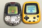 NINTENDO Pocket Pikachu Color Yellow & Clear 2 set Pedometer Pokemon Used Tested