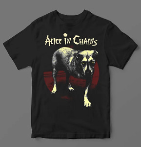 Alice In Chains Black T-Shirt Cotton All Size s-5xl Unisex