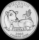 2004 D Wisconsin State Quarter New U.S. Mint 