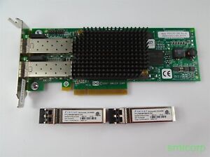 SUN/ Oracle  8GB Dual Ports PCI-E  371-4306-01 W/ 2 8GB SFP Transceivers