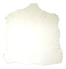 Thin 1.5 oz Pure White Kidskin Goatskin Leather Hide Dollmaking - Seconds