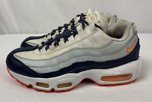 Nike Air Max 95 Running Shoes Navy Laser Orange Trainer Athletic Women’s Size 8