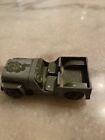 Vintage Tootsie Toy Car - American Green Army Jeep Made In USA 192