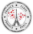 France Paris Grunge Stamp Car Bumper Sticker Decal -  ''SIZES''