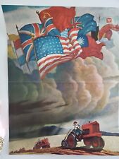 Original Vintage Lithograph Poster N C Wyeth