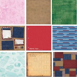 74 Scrapbook Papers VARIETY Karen Foster Design 12x12