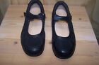 Barefoot Freedom Wide Flat Shoes Womens 12WW Black Leather Mesh Comfort