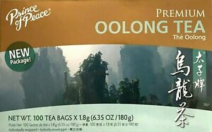 1 Box, Prince of Peace Premium Oolong Tea 6.35Oz/180g - 100 Tea Bags