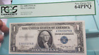 1935A $1 SILVER CERTIFICATE PCGS CURRENCY VERY CHOICE NEW 64PPQ NO RESERVE