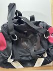 Volcom Duffle Bag Carry On Travel Pink Black Travel Gym Bag