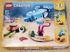 LEGO CREATOR (31128) Dolphin and Turtle - Seahorse Sea Snail Fish Crab NEW