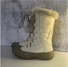 The North Face Nuptse Purna Women's Winter Boots In Morning Ivory Size 9