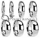 Stainless Steel Ring High Polish Wedding Band Size 3.5 to 14.5
