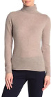 New Magaschoni Cashmere Turtleneck Sweater In Pebble Heather  Size XL