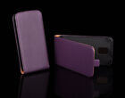 Pouch Cover Flip Pocket Case Slim Flip Leather Case Leather PU Case Purple