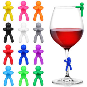 12Pcs Home Party Favor Drinking Glass Identifiers Wedding Wine Charm