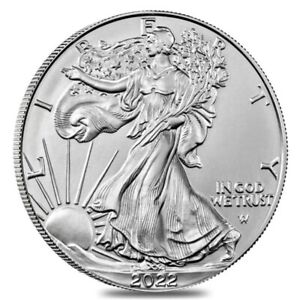 New Listing2022 1 oz Silver American Eagle $1 Coin BU