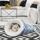 Cuddly Sleeping Bag Cat Cave Bed 28×30cm Plush/Faux Fur Look Cat Bed