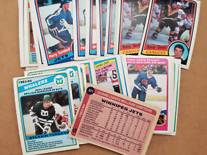 1984-85 OPC O-PEE-CHEE HOCKEY TRADING CARDS YOU PICK 199-396