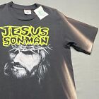 Vintage Jesus Shirt Mens M Black Bible God Marilyn Manson Parody 90's Tee NWT