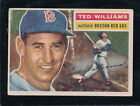 1956 Topps Ted Williams #5 (WB) - Red Sox - Vg+ - C8091