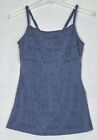 Maidenform Flexees Lace Camisole Tank Compression Shaper Gray Size L Style 1566