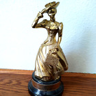 Avon Sales Award Trophy Golden Metal Figurine 8.5
