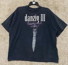 Vintage Danzig 3 T-Shirt How The Gods Kill Dirty Black Summer XL Single Stitch