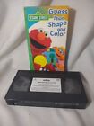 New ListingSesame Street - Guess That Shape and Color VHS Tape 2006 Elmo Educational Film