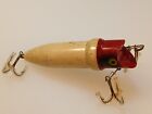Aqua Sonic Co Battery Operated Buzzter Boy Lure White Red Head C. 1960