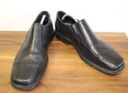 Clarks Mens Black Leather Slip On Loafers Shoes Size 12 M