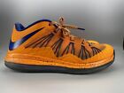 Size 11.5M Nike Air Max LeBron James X 10 Low Knicks Basketball Shoes 579765-800