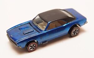 A08 Mattel Hot Wheels Redline 1968 US Toned Blue Custom Camaro