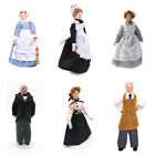 Dollhouse Miniature 1:12 Scale Antique Victorian Bisque doll Shopkeeper Maid