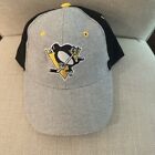 Pittsburgh Penguins Embroidered Logo Consol Energy SGA Mens Adjustable Hat Gray