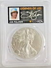 2021 $1 T1 American Silver Eagle 1oz PCGS MS70 FS Legends of Life Jim Palmer