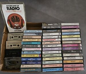 60s, 70s, 80s Audio Cassette Tapes Vintage Lot of 48