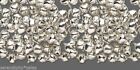 100 Tiny SILVER Steel Metal JINGLE BELL Beads Charms 6mm w/ Loop Little/no noise