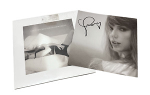 SIGNED The Tortured Poets Department Vinyl by Taylor Swift w/Heart TTPD