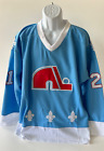 Peter Forsberg # 21 Quebec Nordiques NHL Hockey Jersey Size Extra Extra Large