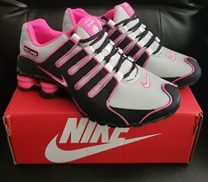 LIMITED Hot New Women Pink, Gray, Black Nike Shox Delivers Running CUSTOM Shoes