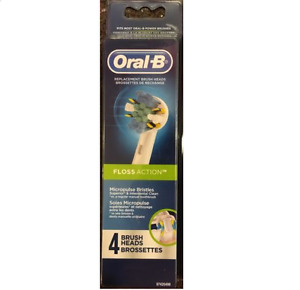 GENUINE 4 ORAL-B Floss Action TRIUMPH Replacement Toothbrush Tooth Brush Heads