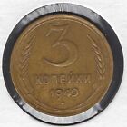 USSR Coin; 3 kop**** 1949 - AU/UNC