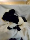 Ganz Webkinz Signature Black & White Cow Plush Stuffed Animal Toy RETIRED Used