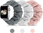 Women For Apple Watch Band Scrunchies Fabric Bracelet Series SE 8 7 6 5 4 3 2 1