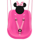 Disney Minnie Mouse 2-In-1 Outdoor Swing by Delta Children – for Babies and Todd