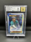 New Listing2022 Topps Chrome Employee Exclusive RC Auto Julio Rodriguez 15/25 BGS - 9