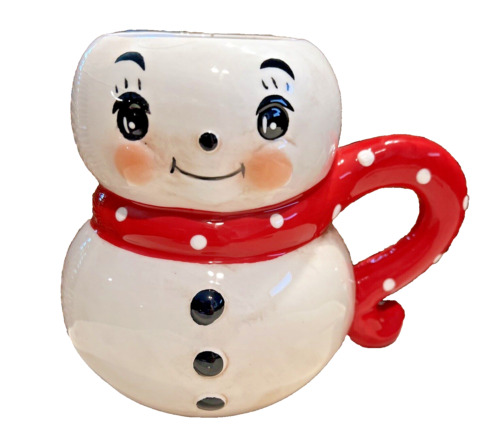 Johanna Parker Transpac Christmas Snowman Mug NWT