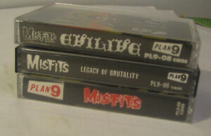 Misfits lot of 3 cassettes 89s Caroline records