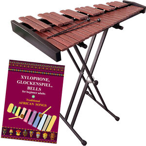 37 Key Professional Chromatic Xylophone, Metal Stand, Carrying Bag, 45song Ebook